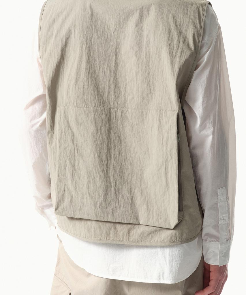 Musinsa Standard [City Leisure] Utility Fishing Vest [Grayish Beige]