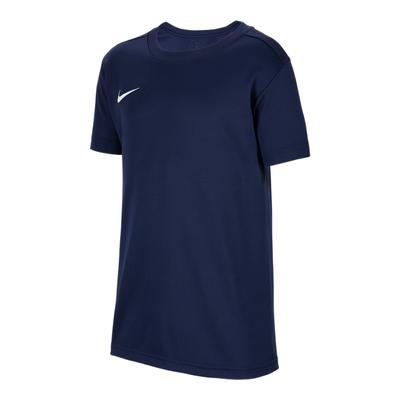 Camiseta Dri-Fit Macia Confortável Fashion Versátil Manga Curta Tops Infantis Azul Marinho Profundo IB8677-410