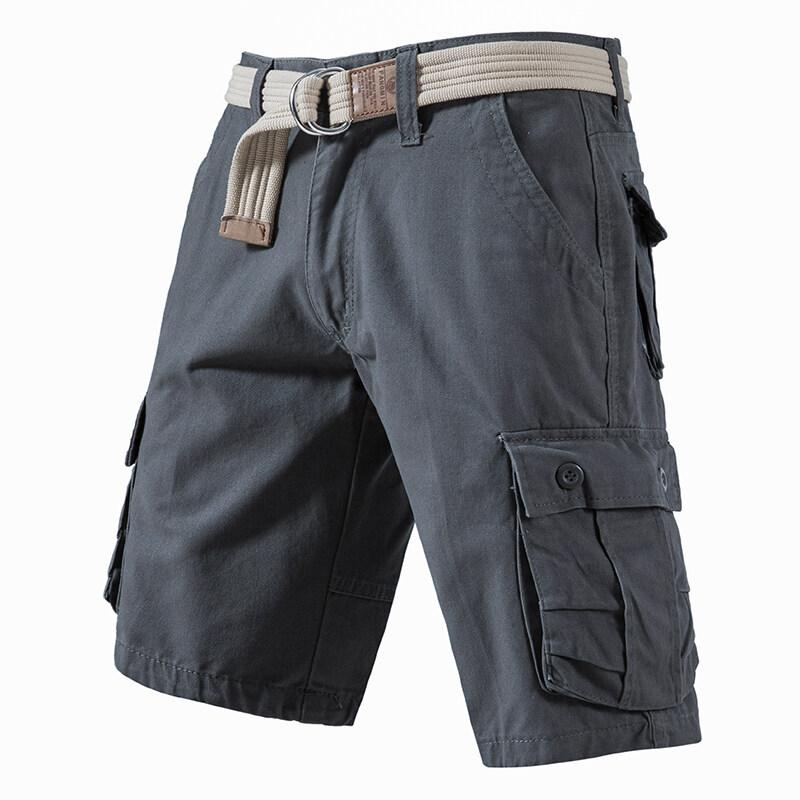 Sommer Herre Bomullsshorts Herre Femtedelsbukser Fritidsbukser Løse Bukser Herre Fritidsshorts