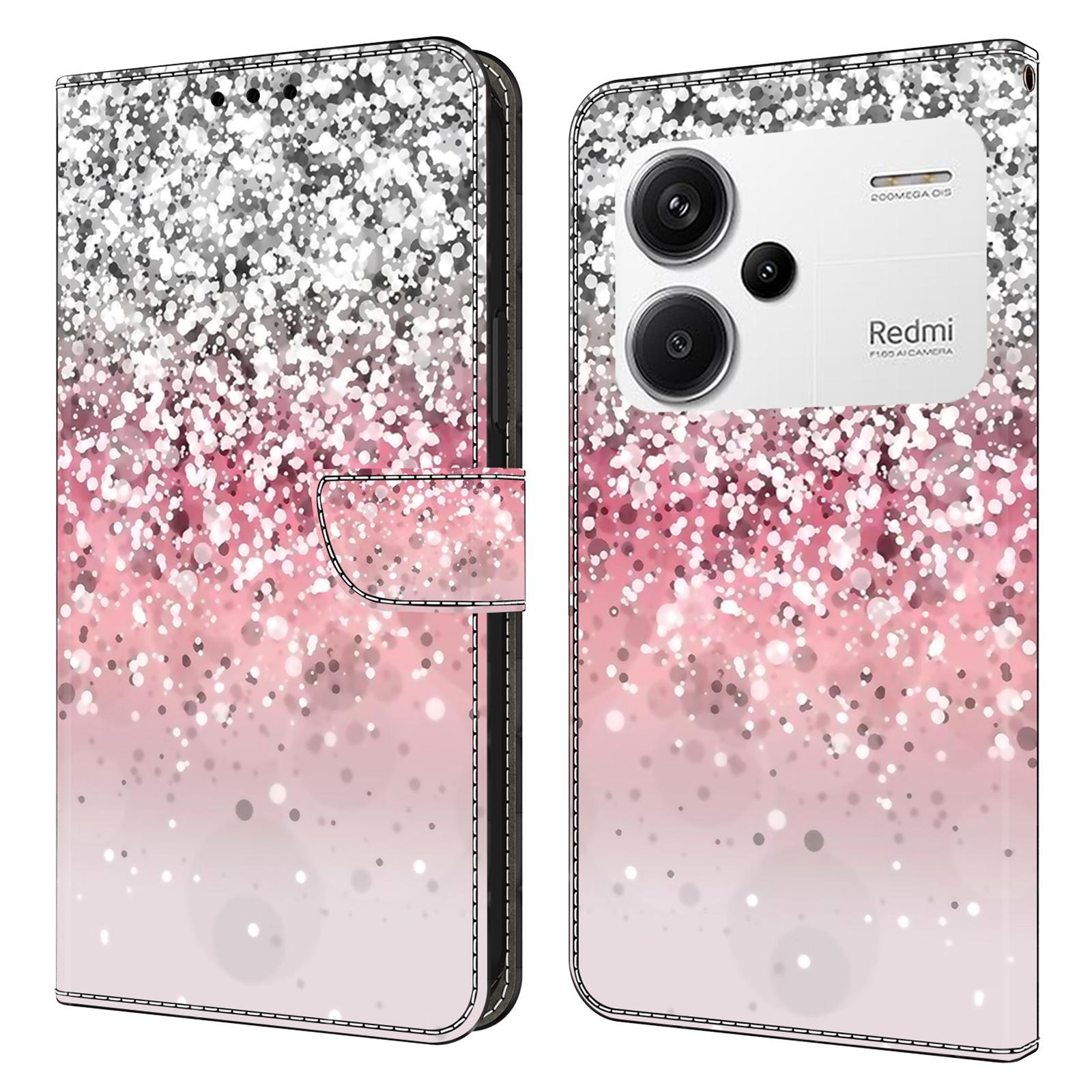 

Для Xiaomi Redmi Note 13 Pro+ 5G Шкіряний чохол 3D Креативний дизайн візерунка Чохол-книжка з підставкою P