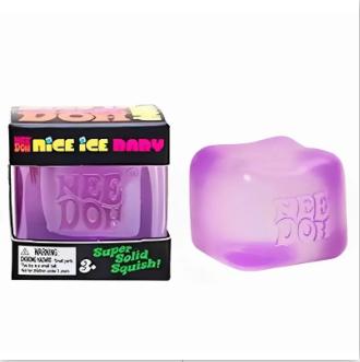 Needoh Nice Cube Sensory Stress Reliever Fidget Tool  Desk Sensory Cube For Adults & Anti-Anxiety Squeeze Kids For Anxiety &Focu