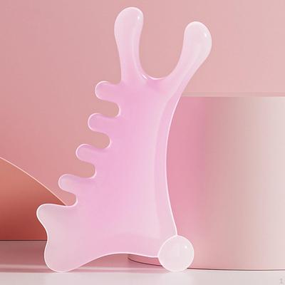 Gua Sha Massage Tool for Scalp And Face, Compact Resin Comb Head Nose