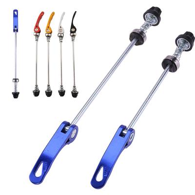 1 Paar Fahrrad Radnaben Schnellspanner (Vorne hinten)  Aluminiumlegierung Schnellspannbolzen Hebel Achse Glatter Nockenmechanismus Hebel