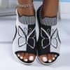 Fashion Women Shoes 2025Summer New Lightweight Breathable Women's Sandals Mesh Single Shoes Fashion Butterfly Sandals Sandalias De Mujer