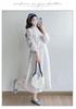 Hepburn Style Butterfly Jacquard Maternity Dress - High Quality, Long Sleeve, Early Spring 2026 Collection