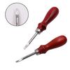 Leather Common Edge Beveler Skiving Craft Keen Edge Cutting Tool for Beveling V-shaped Blade with Rounded Center Taking The Edge