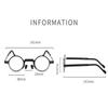 Portable Reading Glasses Hd Folding Middle-aged And Elderly Reading Glasses For Men And Women Imitation Retro Ultra-light Circle