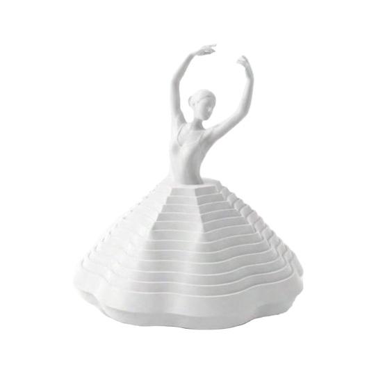 3D Printed Spinning Ballerina Fidget Toy Ballet Dancer Spinner Kinetic Desk Toy Expanded Sensory Stress Relief Toy for Home Office