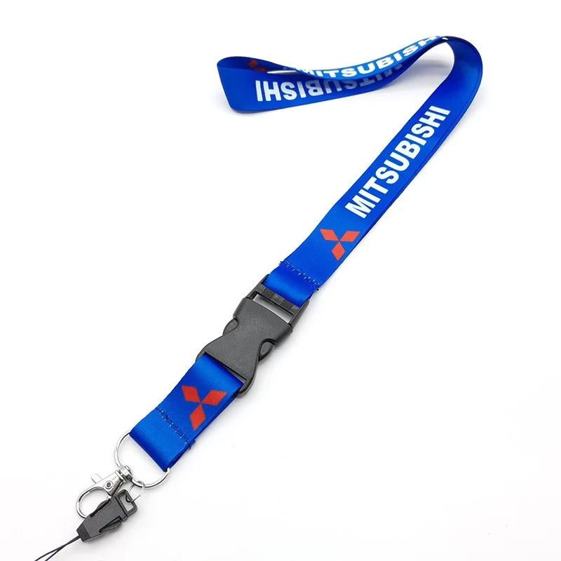 

For Mitsubishi Outlander Lancer 10 9 ASX RALLIART Eclipse L200 Lanyard neck strap for id card Holders Office Neck Strings/Strap синій