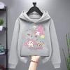 New Korean Version Casual Rainbow Friend Pochacco My Melody Children's Hoodie Loose and Lazy Style Girl Fashion Top