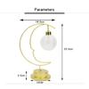 Christmas Decorative Lights, Iron Moon Indoor Ornaments, Night Lights, Birthday Gift Styling Lights