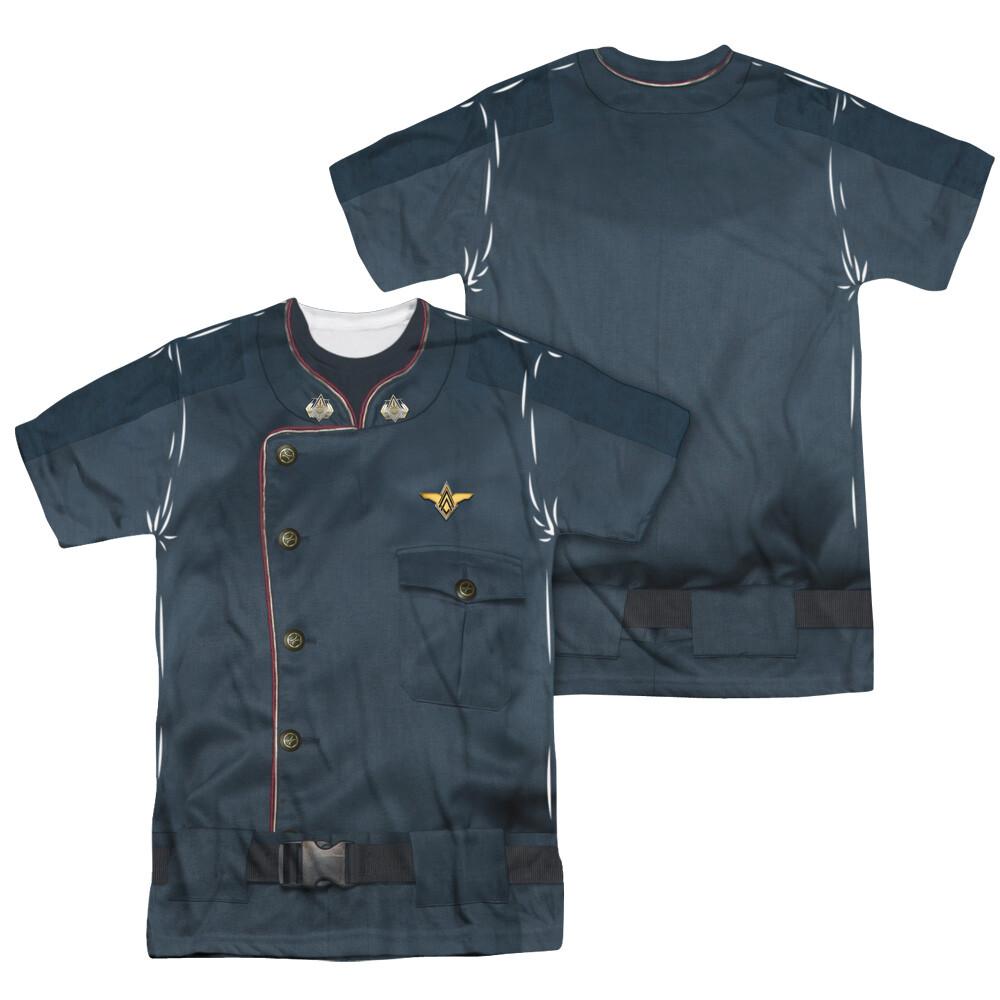 Battlestar Galactica Duty Blue Dye Sublimation T-Shirt XXXXL