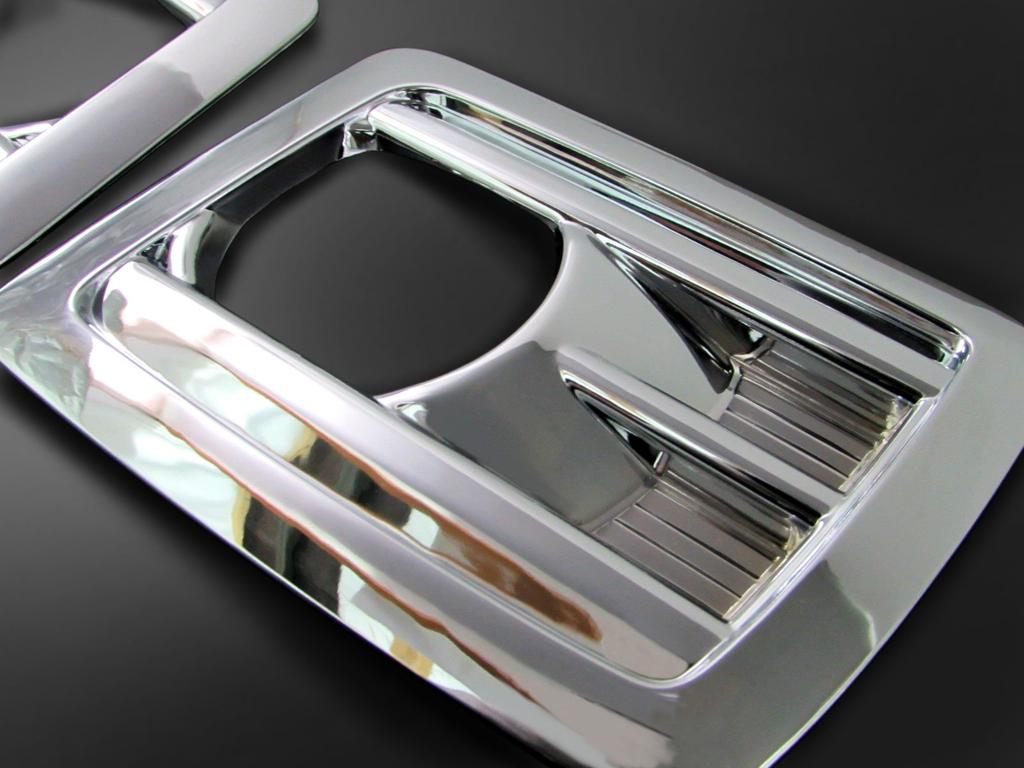 BRIGHTZ Chrome Fog Light Covers for Custom Late with Plus Plus Plus N-BOX (JF1/JF2, Model) [FOG-COV-020] (Compatible JF, F1, F2, 1/2, N-BOX, N-BOX