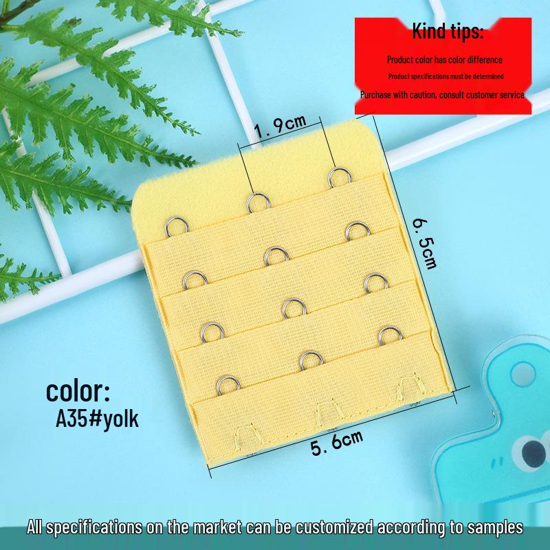 Bra Extension Buckle: 4 Rows, 3 or 4 Buckle Options, Stainless Steel, Large Size Adjustable Extender.