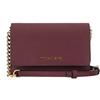 Jet Set Letter Logo Solid Color Flap Chain Leather Envelope Shoulder Bag Medium Women Shoulder Bag Burgundy 35S0GTVC2L-MERLOT