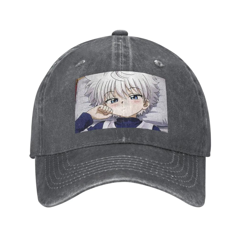 Anime Hunter X Hunter Denim Cap Casual Baseball Caps Adjustable Hat Summer Unisex Baseball Hats