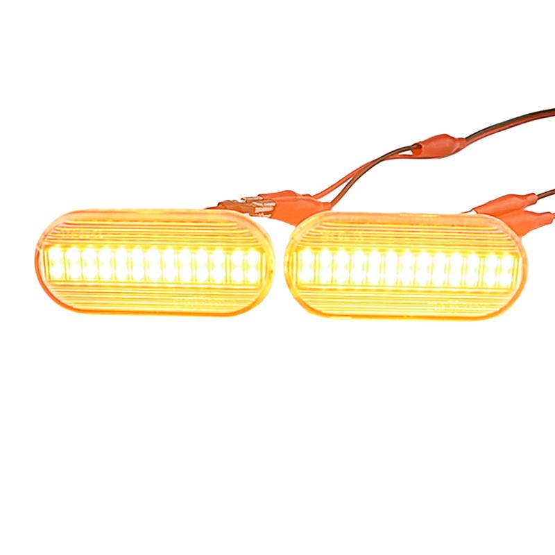 Dynamic Flowing LED Side Marker Turn Signal Light For VW Transporter T5 Polo Golf 3 4 Passat B5 Sharan Lupo Bora Multivan