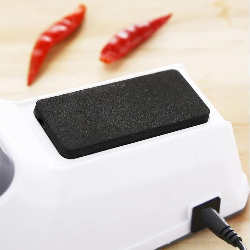 Affilacoltelli Elettrico Affilacoltelli per la Casa Affilatura e Lucidatura Rapide Tipo USB Articoli da Cucina Affilacoltelli da Cucina