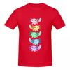 100 Cotton Rainbow Axolotl Tshirt Unisexs Classic Oversized T Shirt Unisex Crew Neck Summer Shirts Tops S6xl