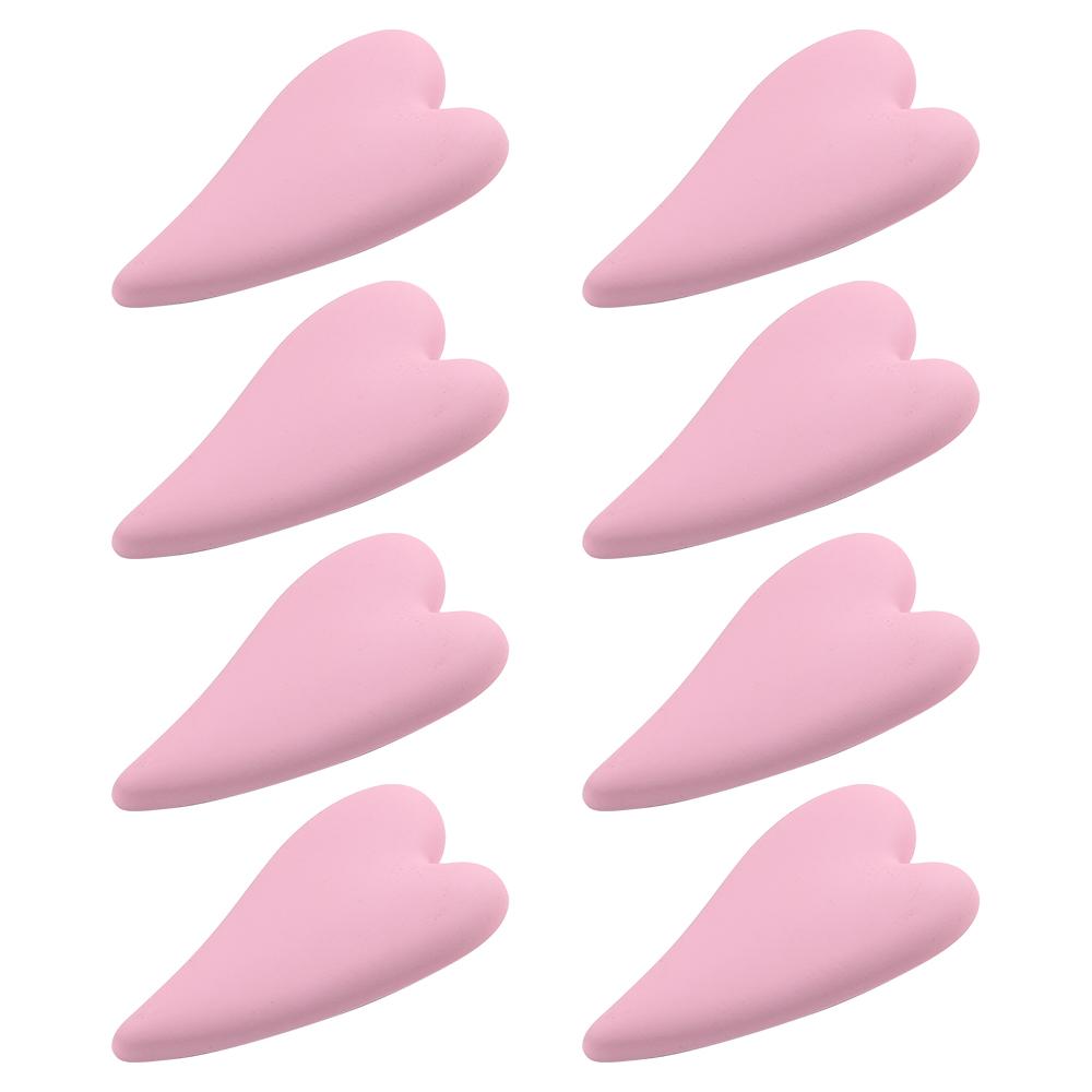 8pcs Heart Acrylic Barrettes Acetate Hair Clips Headdress for Women Cute Macaron Color Hairpins Girls Fashion Accessories Gift