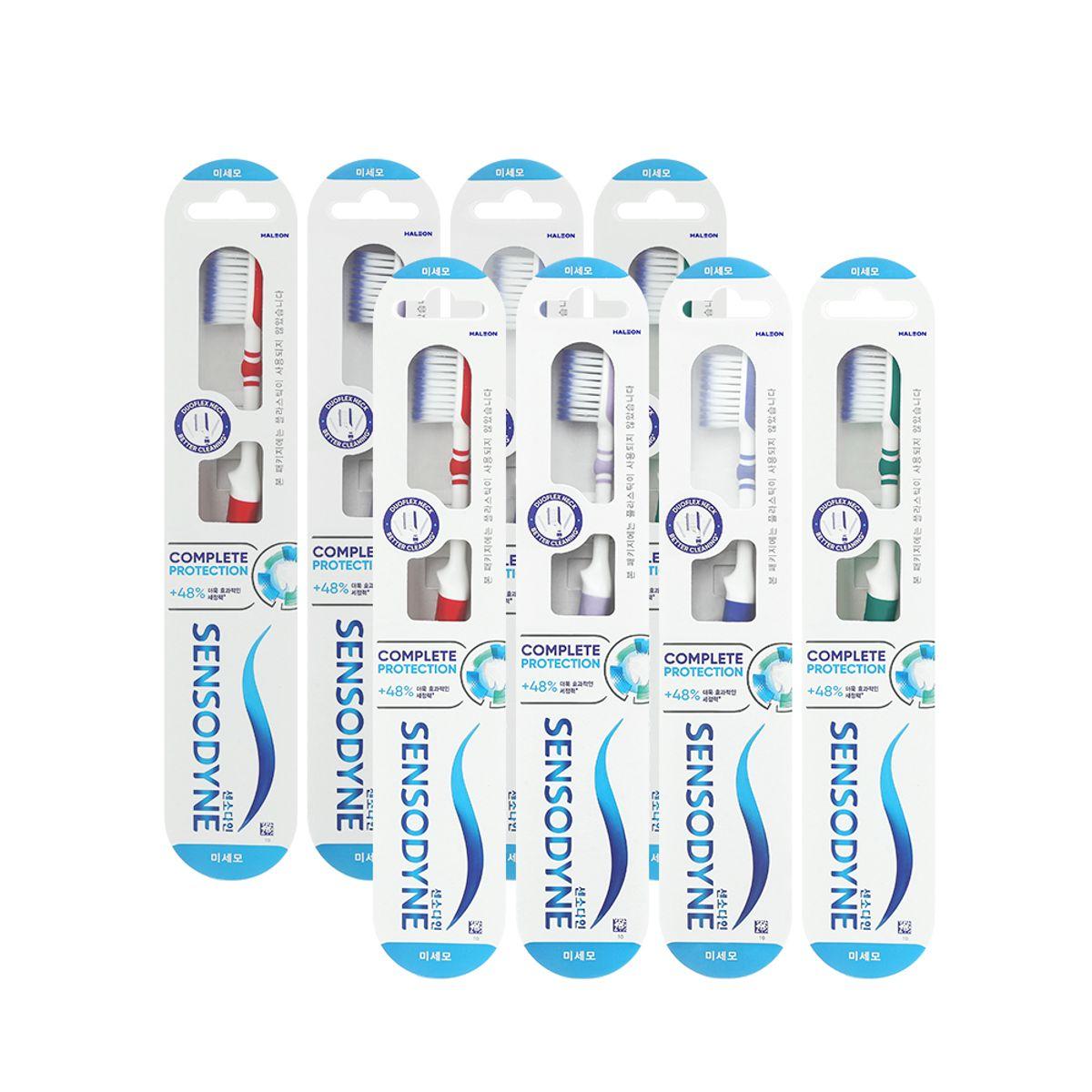 Sensodyne Complete Protection Fine Bristle Toothbrush 1 Pack x 8
