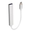 USB C Hub 4 in 1 Type C to USB 2.0 USB 3.0 Mini Portable Silver Docking Station for Desktop Laptop