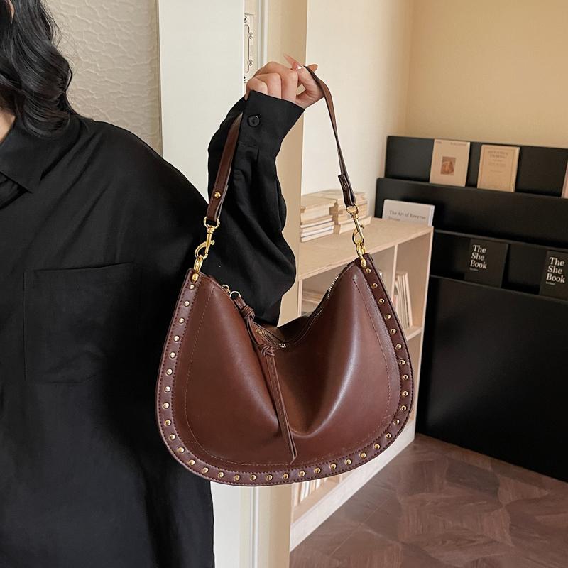 2026 Fashion New Exquisite Solid PU Saddle Shoulder Bags High Quality Retro Hot Trendy Stylish Design Crossbody Bags for Women