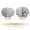 Secure Double Bolt Glass Door Lock Suitable for 10-12Mm Thick Toughened Doors Office Home Entrance Safety Glass Door Lock
