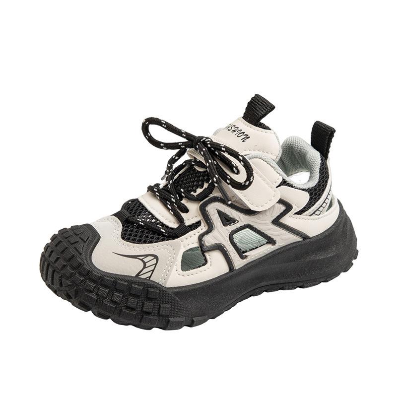 

Girls sports sandals summer 2025 new boys bag head hollow single mesh shoes soft sole children breathable dad shoes 32-37 yards one hand shot 6 pairs чёрный