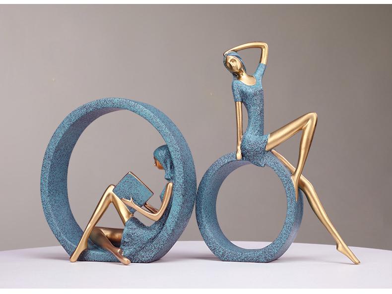 Nordic Modern Wine Cabinet Decor: European Style Living Room Ornaments & Wedding Gift