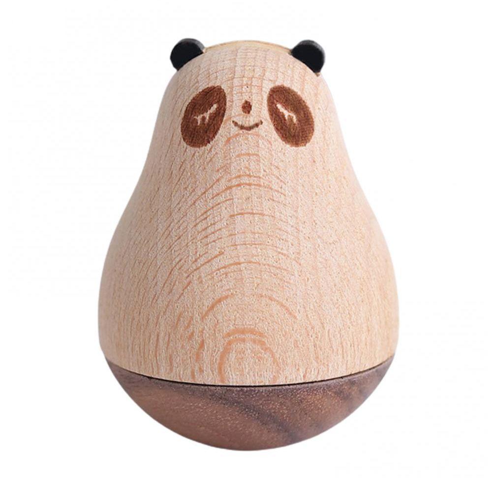 

Wooden Tumbler Statue Ornament Miniature Model Christmas Ornaments Children Toy Desktop Decoration Home Decor