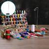 Universal Single Cone Sewing Thread Holder Plastic Base DIY Craft Knitting Line Rack Adjustable Household Large Spool Stand