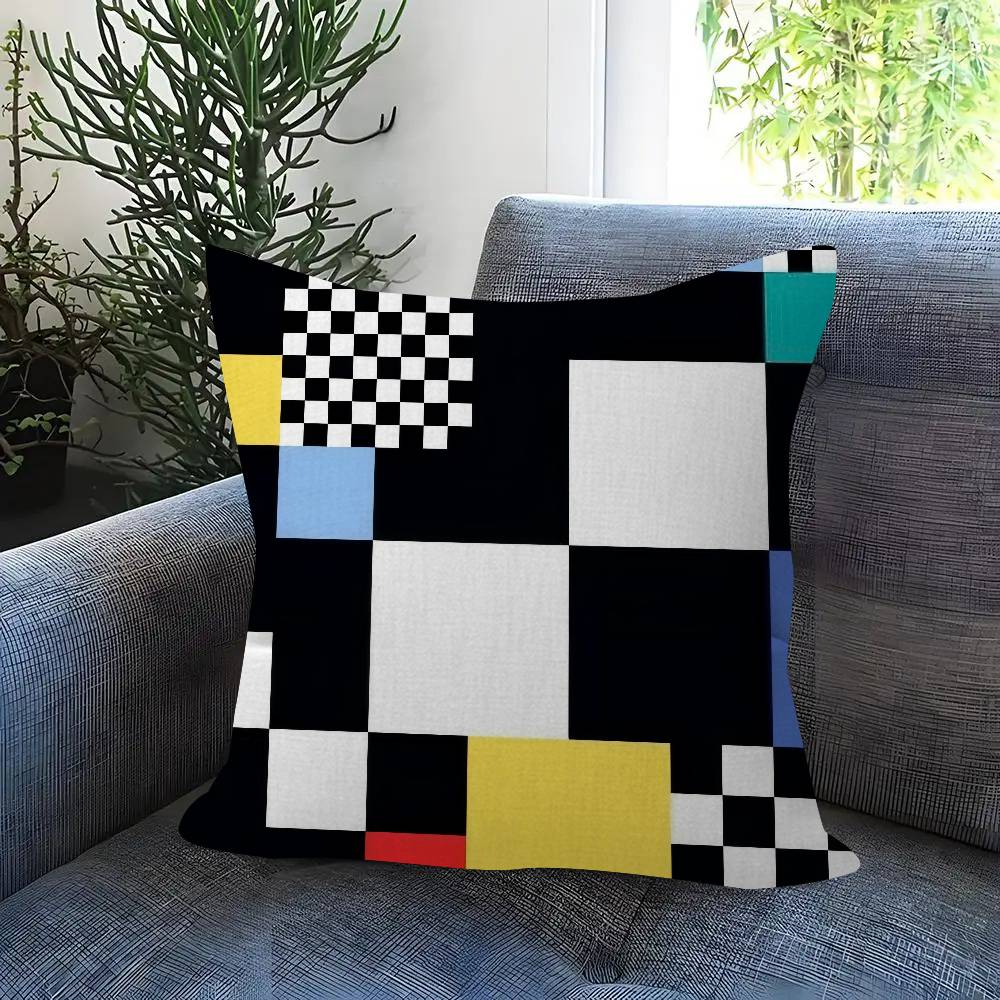 Black And White Abstract Pillow Cushion Cover Pillowcase Living Room Sofa Home Decor