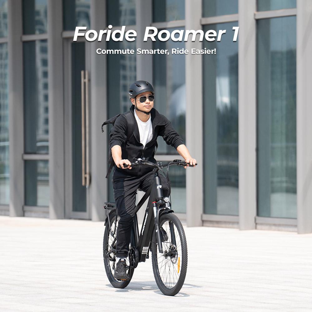 Foride Roamer 1 E-bike with 468Wh Embedded Removable Battery and Shimano 7-Speed Gears