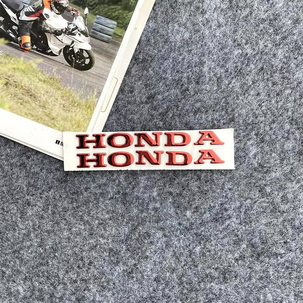 XMZSA1 For Honda Sticker 3D Soft Glue Letter Label Motorcycle Decoration Fuel Tank Body Tail Wing Side Pcx160 Nss350 Pcx125 Cbr650r