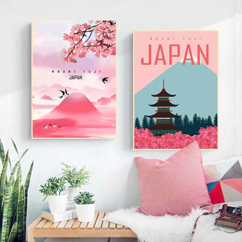 Dipinti su Tela d'Arte Giapponese Vintage Stampa Poster Yayoi Kusama Katsushika Hokusai Arte da Parete Immagine HD per Soggiorno Decorazione Casa