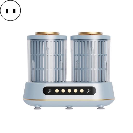 

Портативная мини-стиральная машина с двумя баками, компактная стиральная машина-стакан для носков, нижнего белья, для общежития US Plug светло-синий