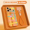 Summer Ocean Themed Hand Strap Case For iPhone 17 Pro Max Hybrid TPU+PC Magnetic For Magsafe Matte Cover For iPhone 16 15 14 13 Pro Max