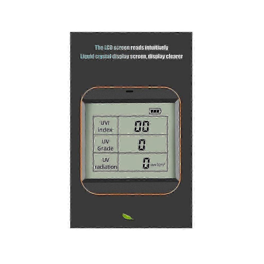 Ultraviolet Radiation Monitor, Digital Uv Detector For Home Office Outdoor Inspection