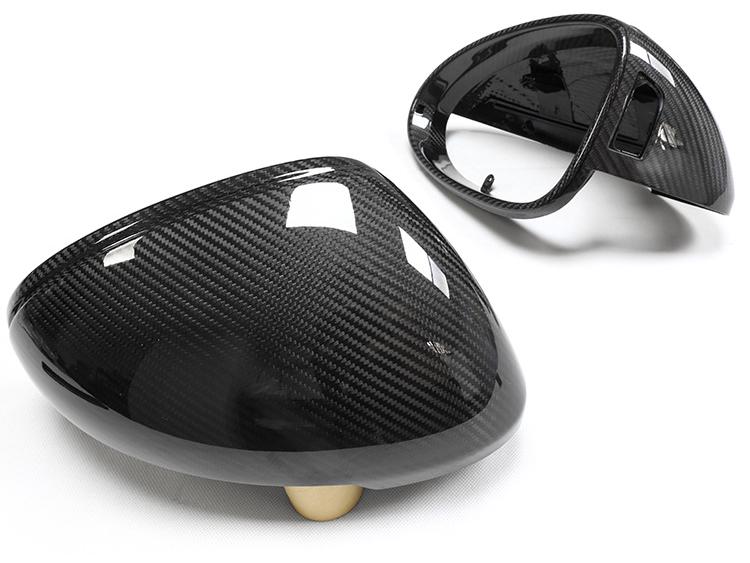 Exclusive Dry Carbon Rearview Mirror Covers for Porsche Macan