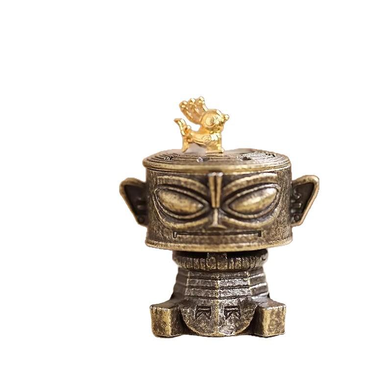 New Arrival: Sanxingdui Creative Indoor Incense Burner – Small Auspicious Cloud Design To Attract Wealth and Fortune, with Free Shipping!