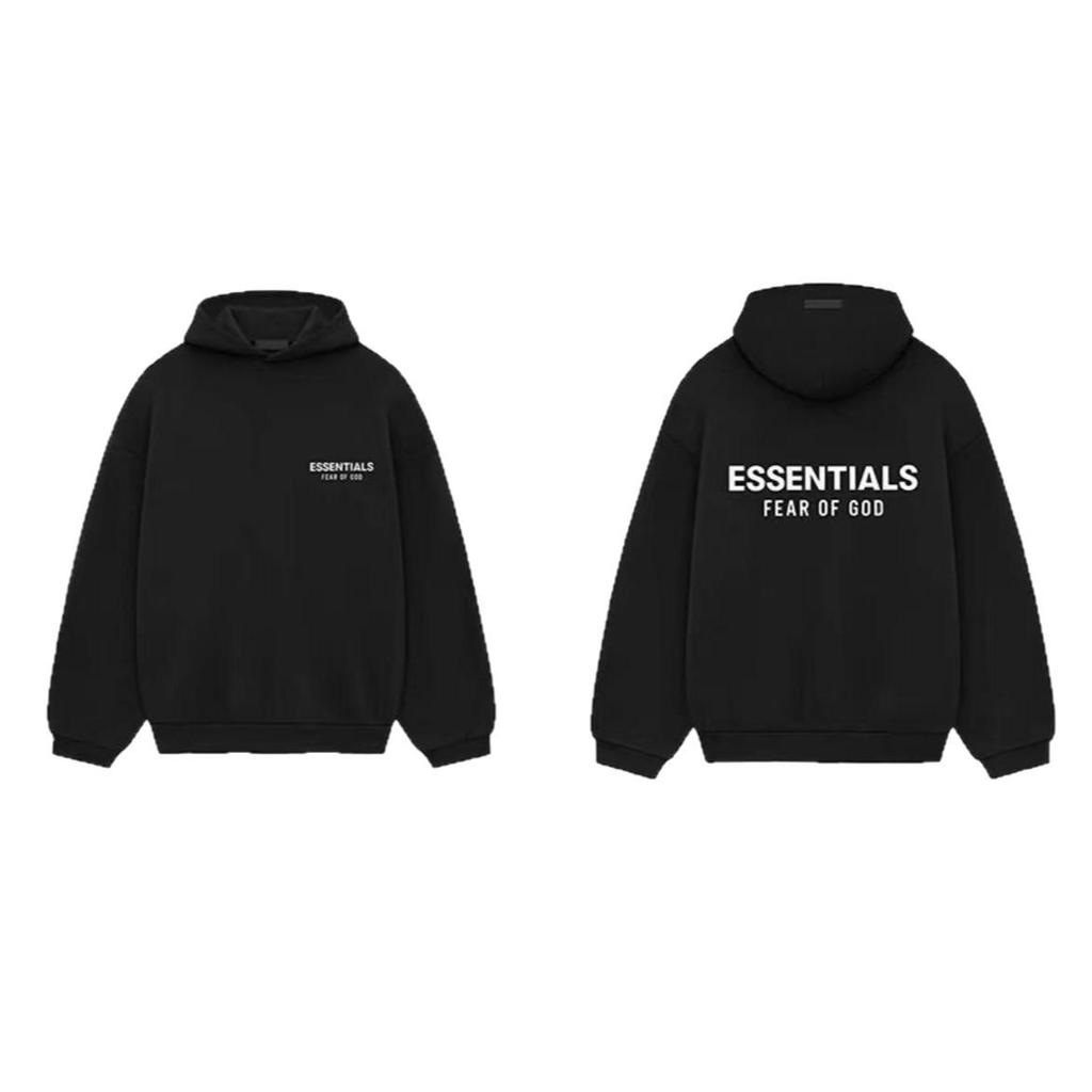 Auf Lager Saison 9 HERBST24 Schwerer Hoodie mit einfachem Aufdruck