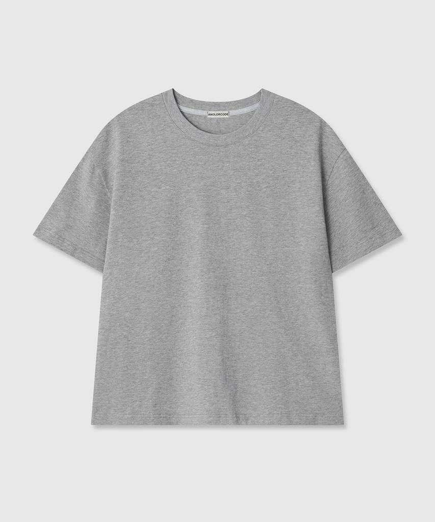 Eoneolleokodeu Solid Crop Short Sleeve Tee (3 Colors)