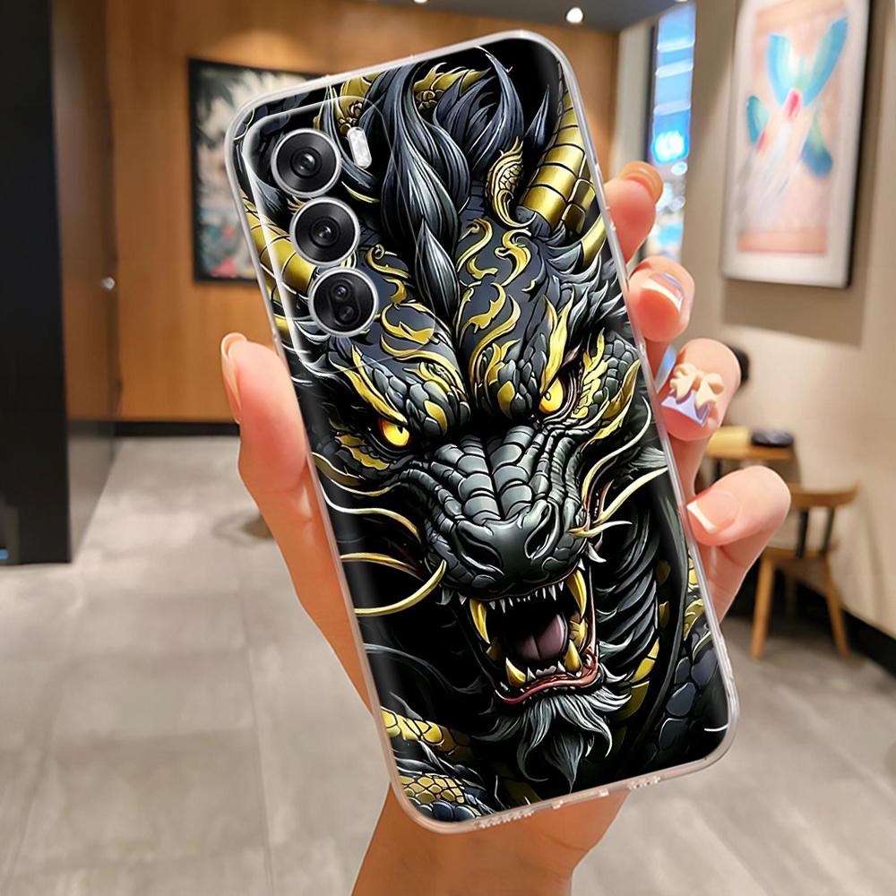 Case For Oppo Reno 12 Pro Case Soft TPU Clear Cover Cute Painted Silicone Cases For Oppo Reno12 12Pro 5G Protection Phone Coque