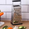 Stainless Steel 4-Sided Cheese Grater Tower Multifunctional Vegetable Shredder  Cooking