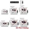 2D FLAT PRINTING 2pcs Curtains (Without Rod) Elegant Ballerina Dancing Fashionable Chic Curtains Prints Light Filtering Curtains