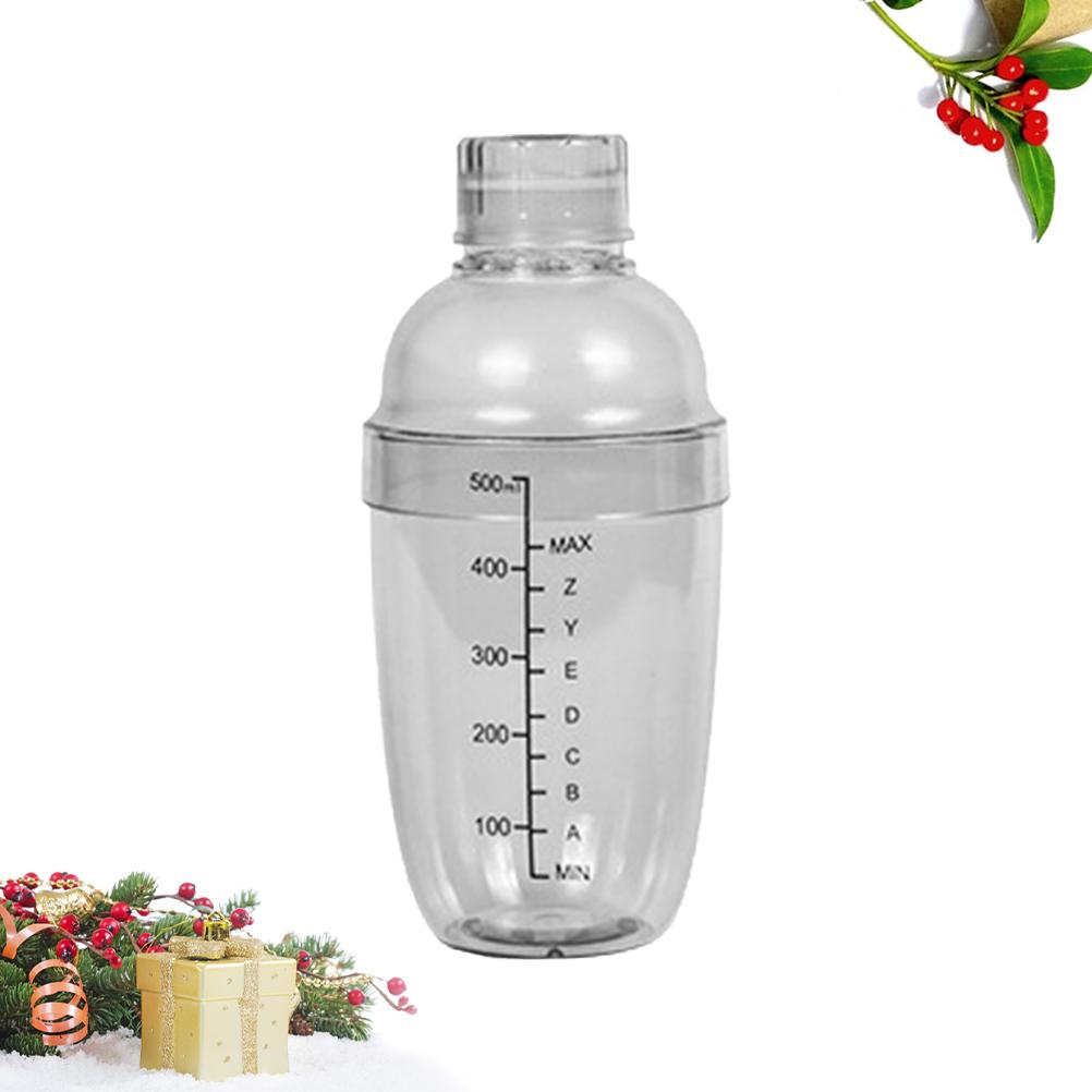 700Ml Cocktail Shaker Clear Bartender Pot Hand Shake Measuring Leak Proof PC Resin Bar Milk Tea Heat Cold Kitchen