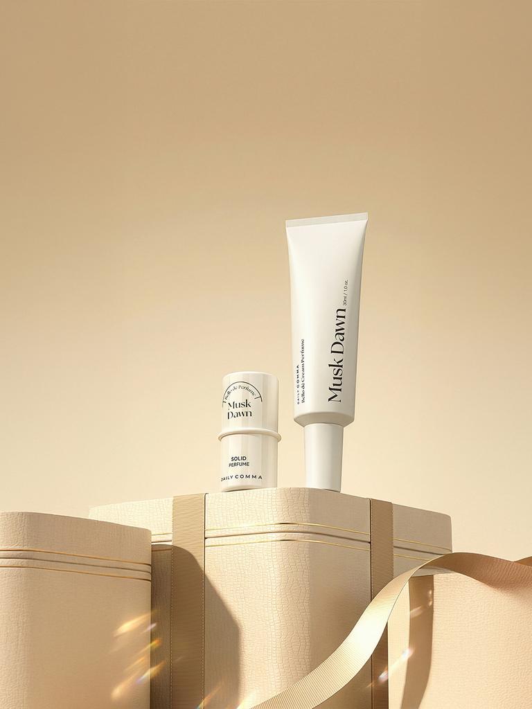 Daily Comma Velo de Perfume Gift Set - Musk Dawn Solid & Cream Perfume