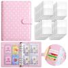 A5 Loose-leaf Account Notebook Spotted Cover Planner Custom Financial Organizer Multi-slot Work Journal Portable Record Book