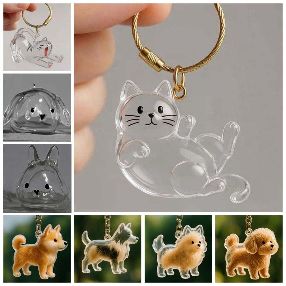Handmade Rabbit Hair Storage Box Dog Hair Storage Container  Backpack Charm